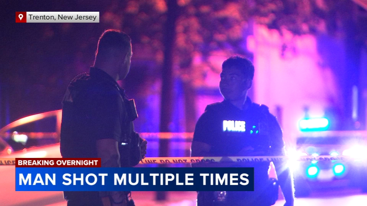 Man shot multiple times in Trenton, New Jersey